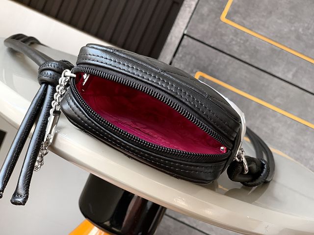 CC original lambskin mini camera bag AS6325 black