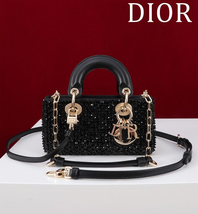 Dior original lambskin lady D-Joy micro bag S0910-2