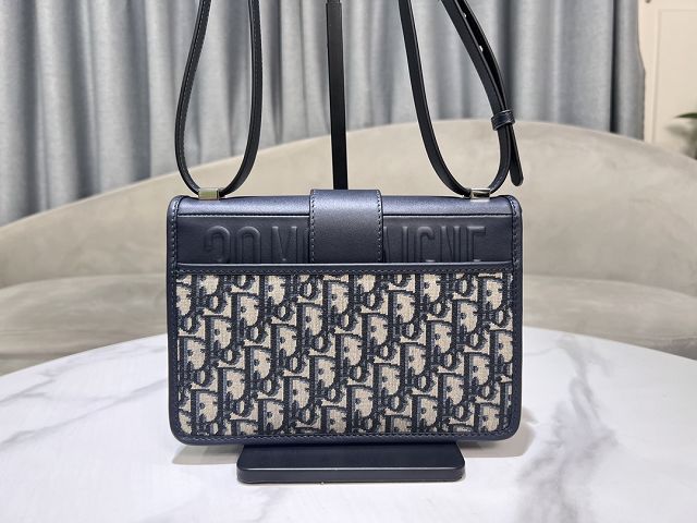 Dior original calfskin&cotton 30 montaigne bag M9203 blue