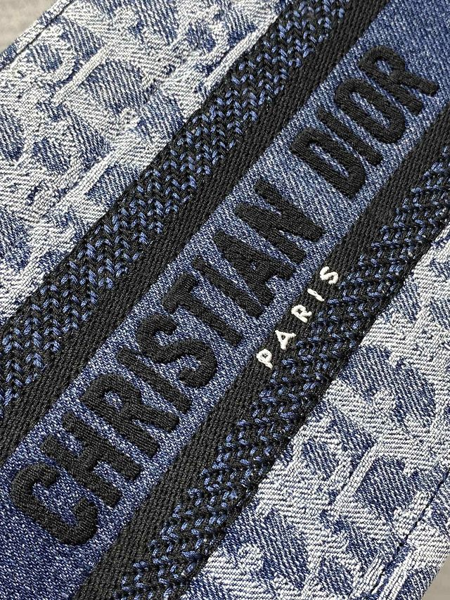 Dior original denim mini book tote S5573 blue