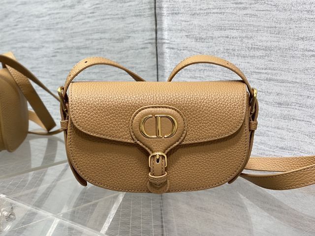 Dior original grained calfskin bobby east-west bag M9327 apricot