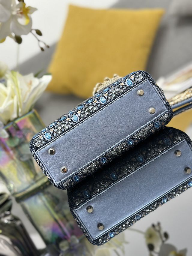 Dior original lambskin mini lady bag M0505 