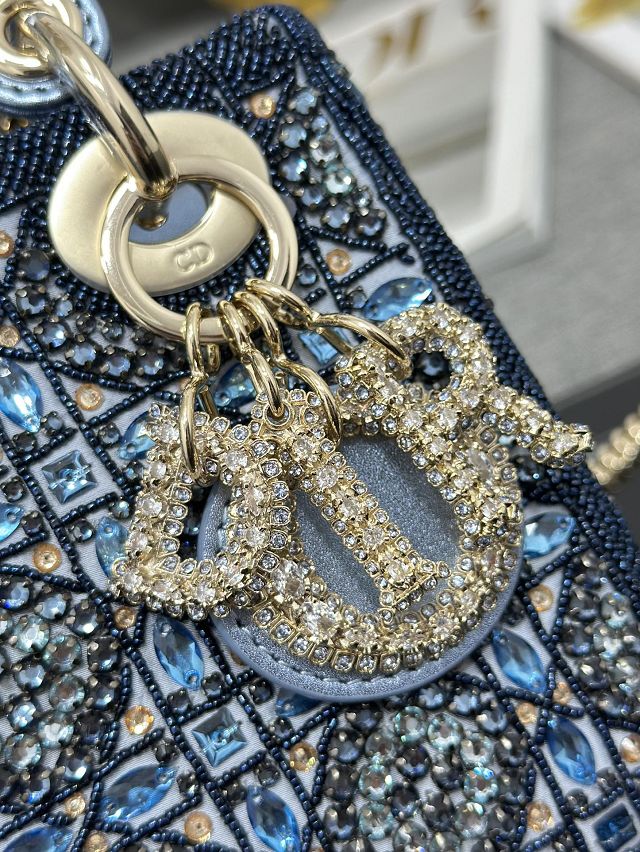 Dior original lambskin mini lady bag M0505 