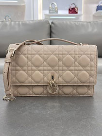 Dior original lambskin my dior top handle bag M0997 beige