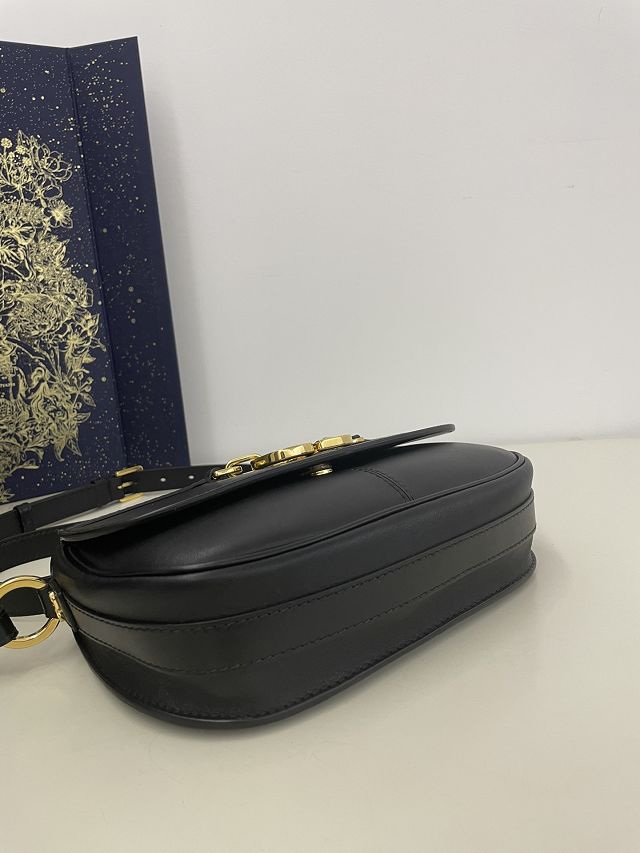 Dior original calfskin besace shoulder bag S9219 black