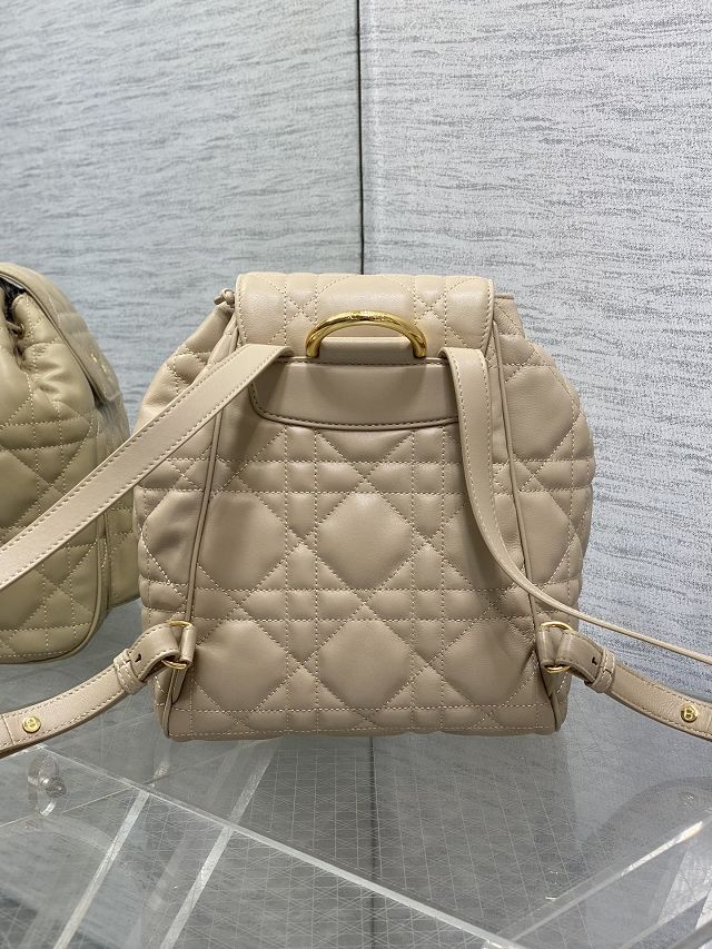 Dior original lambskin medium caro backpack M6301 apricot