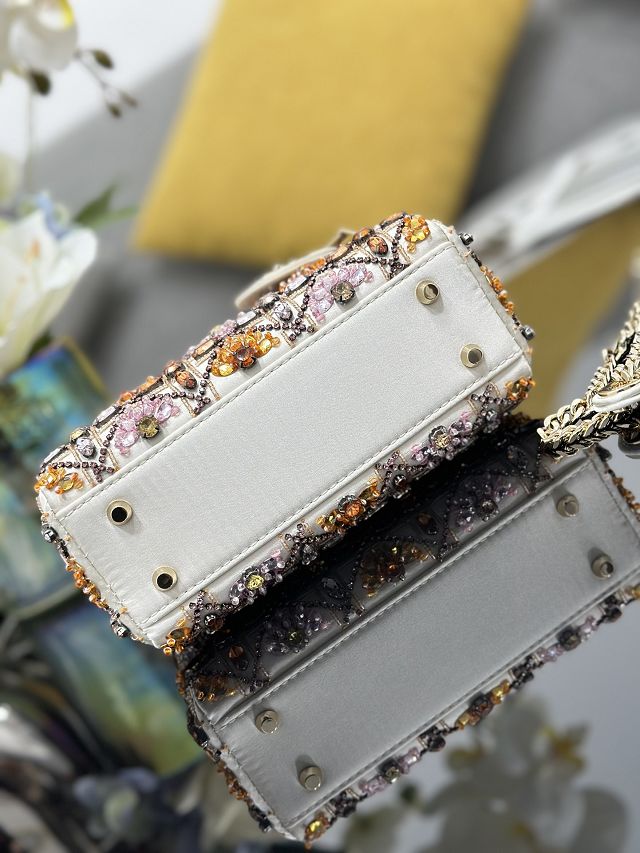 Dior original lambskin mini lady bag M0505 