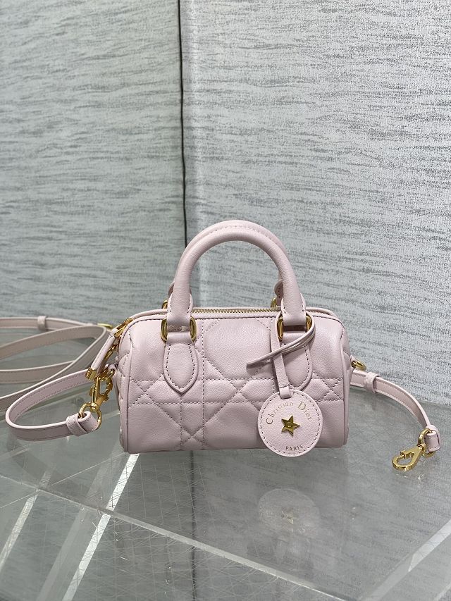 Dior original calfskin groove 17 nano bag S4000 pink