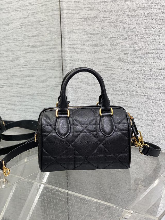 Dior original calfskin groove 20 bag M1364 black
