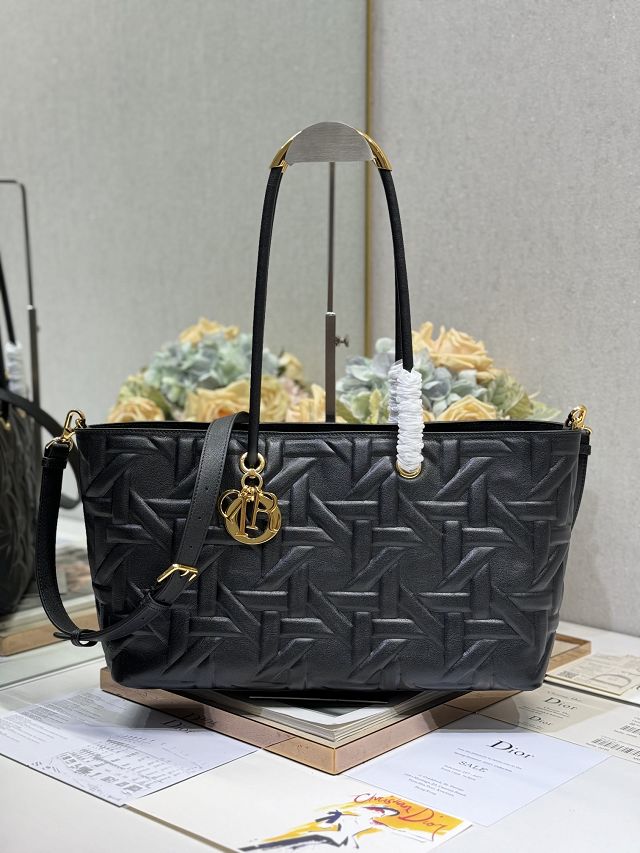 Dior original calfskin medium toujours tote bag M1166 black