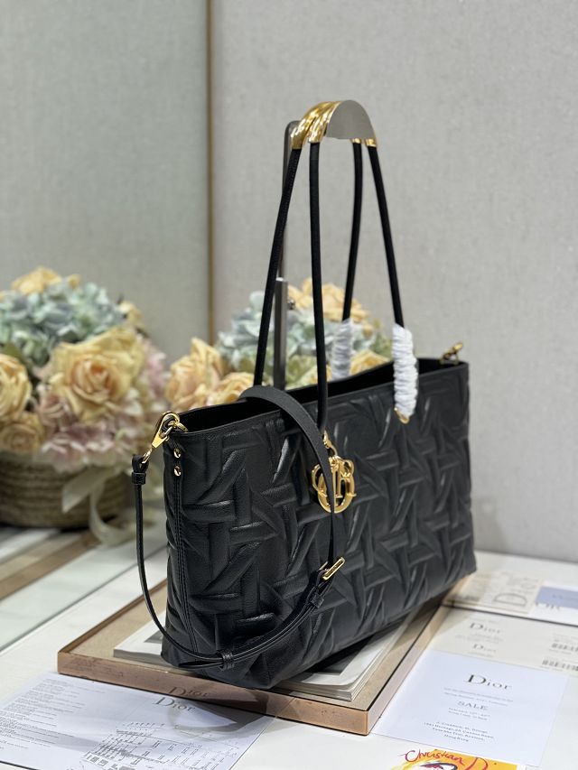 Dior original calfskin medium toujours tote bag M1166 black