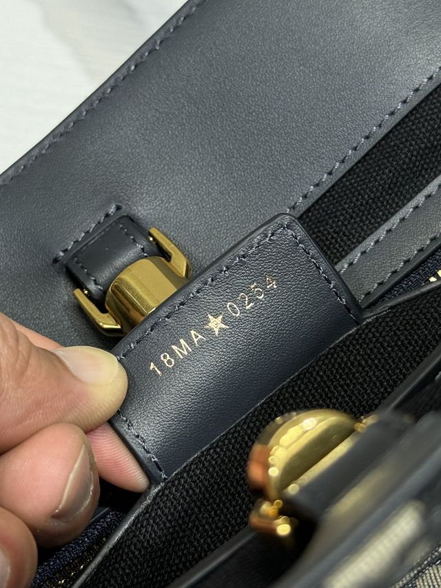 Dior original cotton medium toujours tote bag M1166 blue