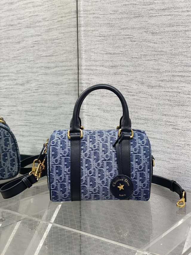Dior original denim groove 20 bag M1364 blue