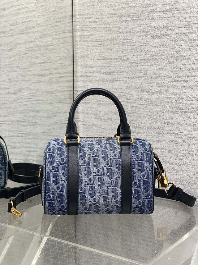 Dior original denim groove 20 bag M1364 blue