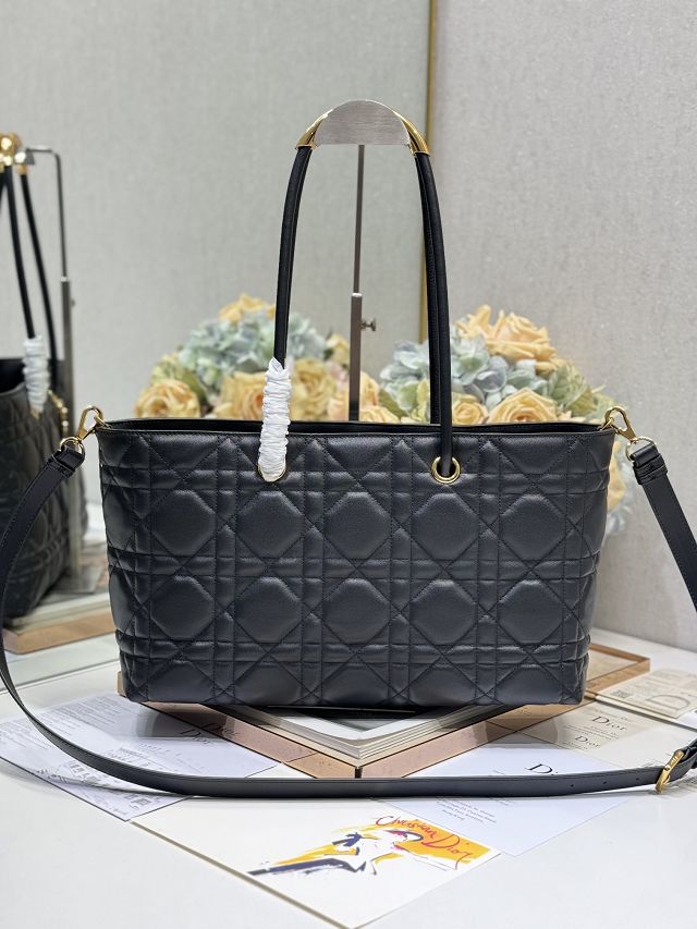 Dior original lambskin medium toujours tote bag M1166 black