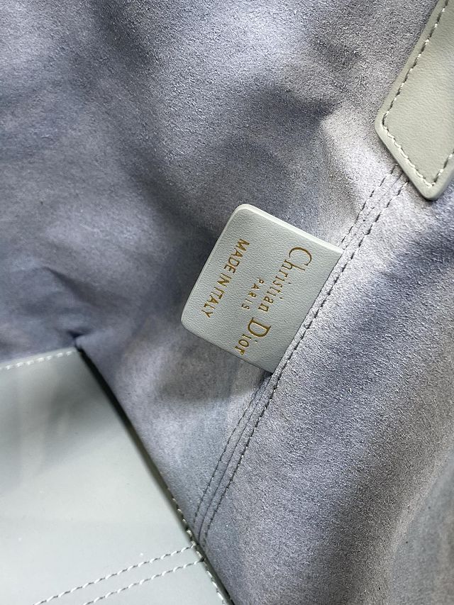 Dior original calfskin medium toujours bag M2821 stone grey