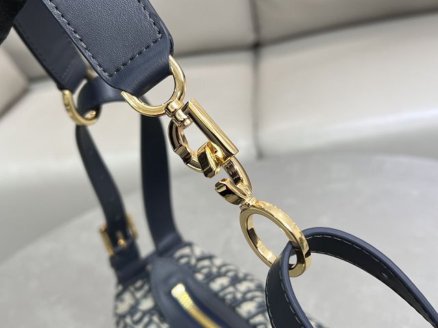 Dior original canvas small D-Journey bag M2416 blue