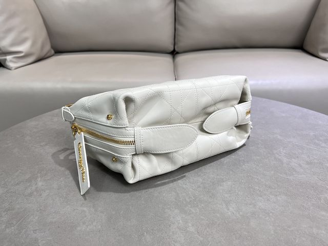 Dior original calfskin small D-Journey bag M2416 white