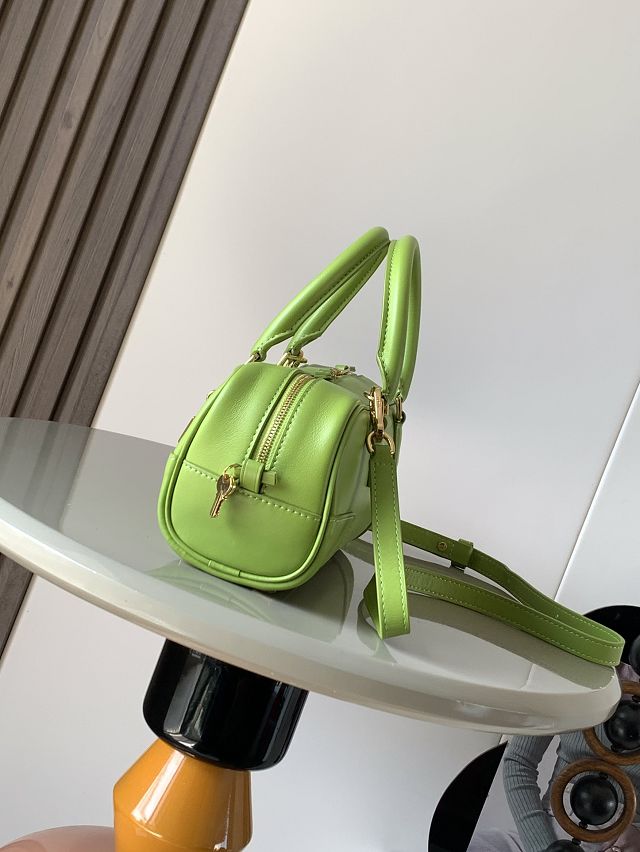 Loewe original calfskin amazona 23 cropped bag A039N23 green