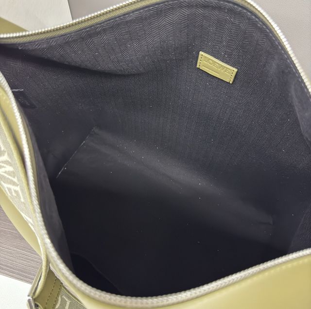 Loewe original calfskin cubi crossbody bag B906K70 olive