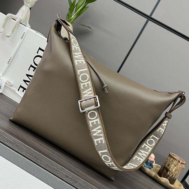 Loewe original calfskin cubi crossbody bag B906K70 olive