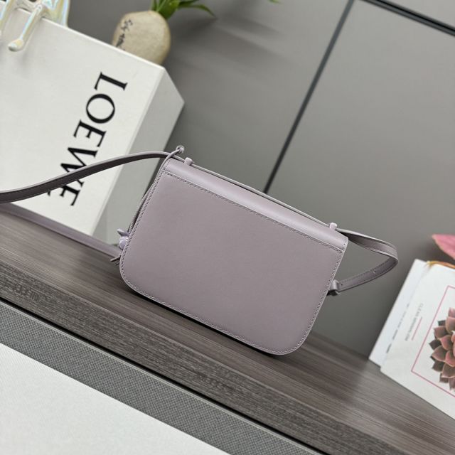 Loewe original calfskin mini goya shoulder bag A896W55 light purple