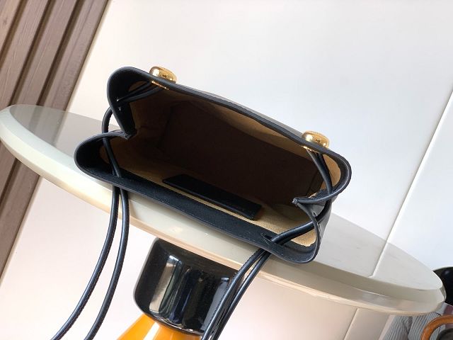 Loewe original calfskin pebble pouch BS01748 black