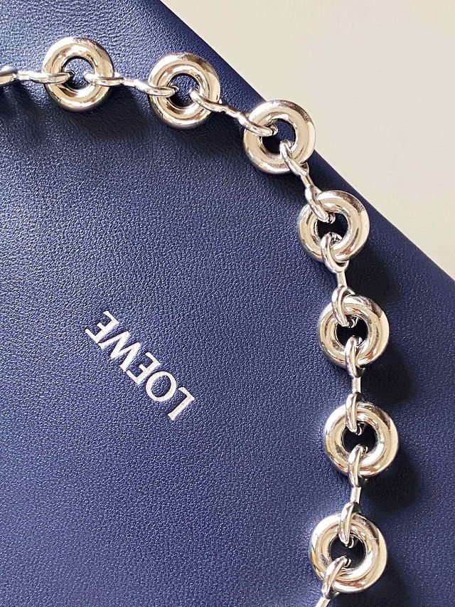 Loewe original lambskin medium squeeze bag A914Q37 blue