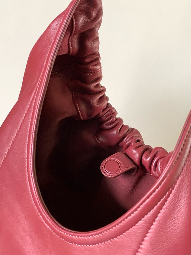 Loewe original lambskin medium squeeze bag A914Q37 bordeaux