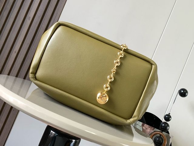 Loewe original lambskin medium squeeze bag A914Q37 olive