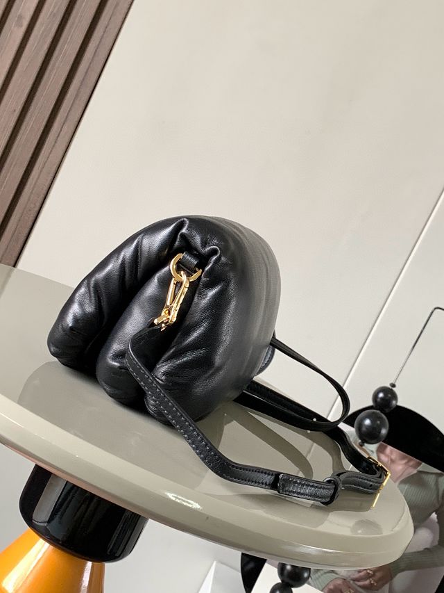 Loewe original lambskin mini goya puffer bag A896W56 black