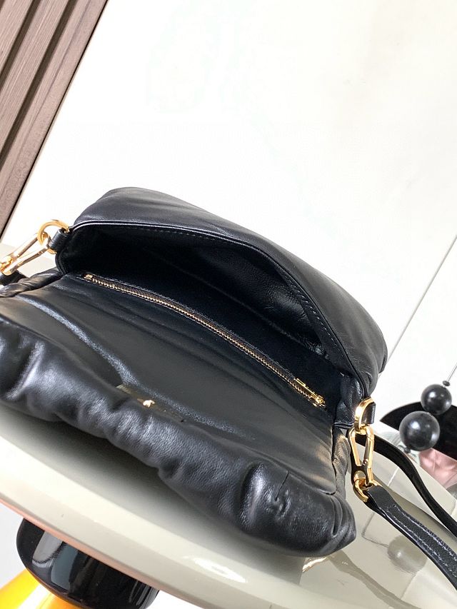Loewe original lambskin mini goya puffer bag A896W56 black