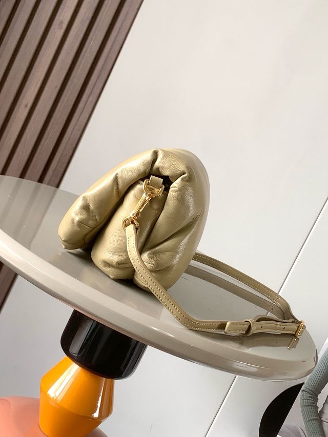 Loewe original lambskin mini goya puffer bag A896W56 light green