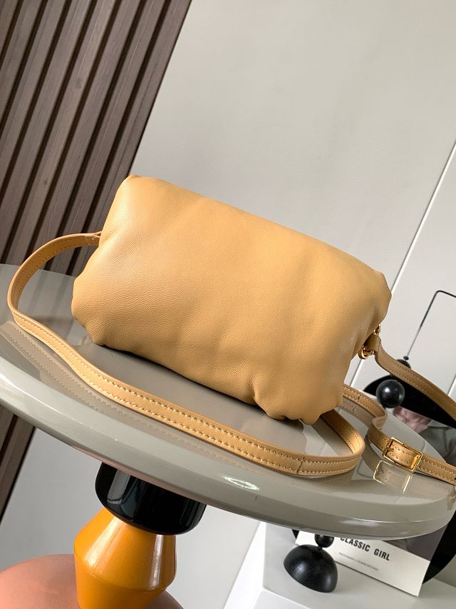 Loewe original lambskin mini goya puffer bag A896W56 sahara