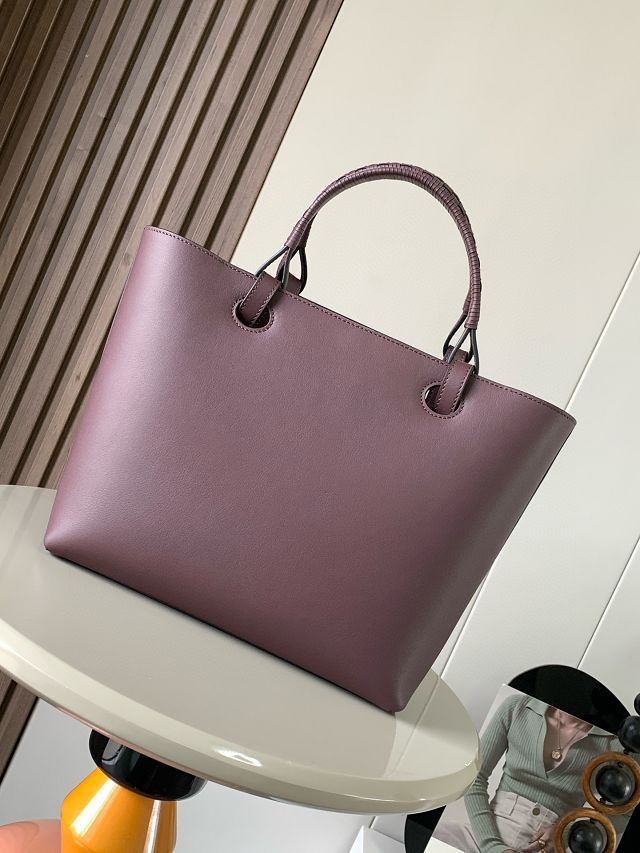 Loewe original calfskin  medium anagram tote bag A223T41 burgundy