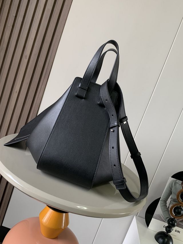 Loewe original calfskin medium hammock bag A538S35 black