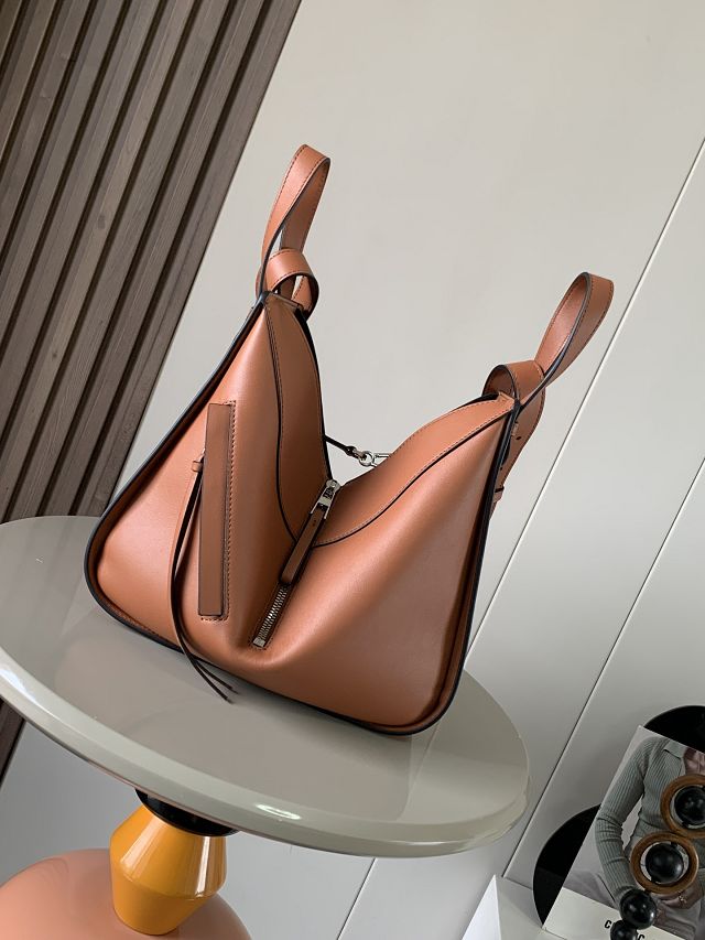 Loewe original calfskin medium hammock bag A538S35 brown