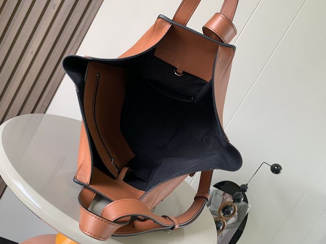 Loewe original calfskin medium hammock bag A538S35 brown