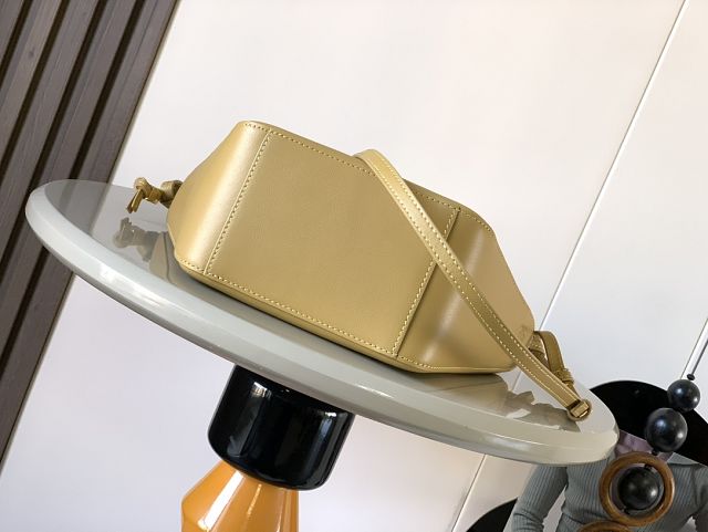 Loewe original calfskin mini hammock hobo bag A538G13 yellow