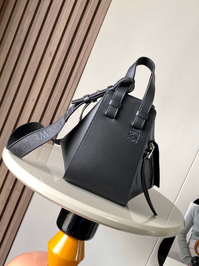 Loewe original calfskin small hammock bag A538H13 black