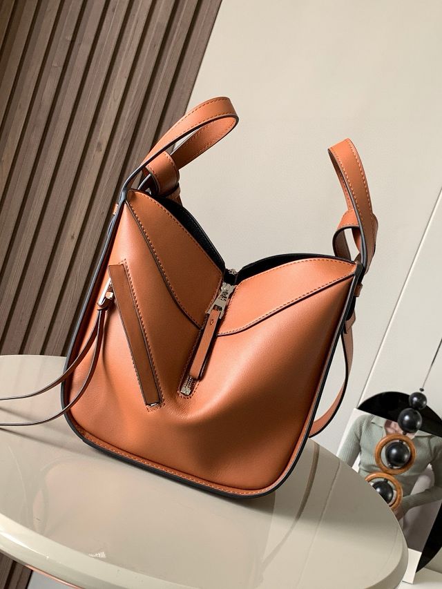 Loewe original calfskin small hammock bag A538H13 brown