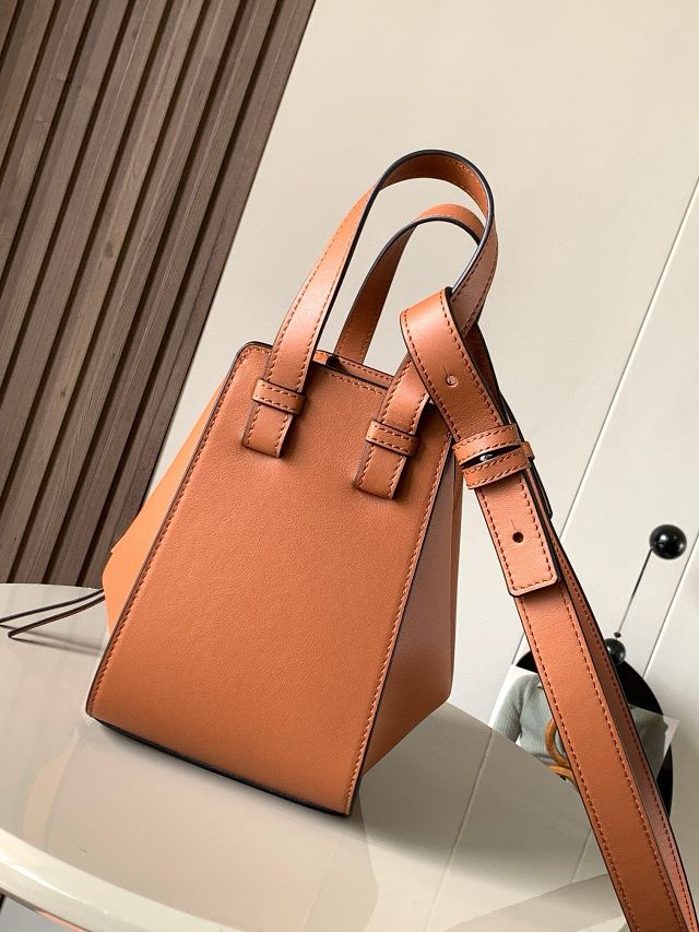 Loewe original calfskin small hammock bag A538H13 brown