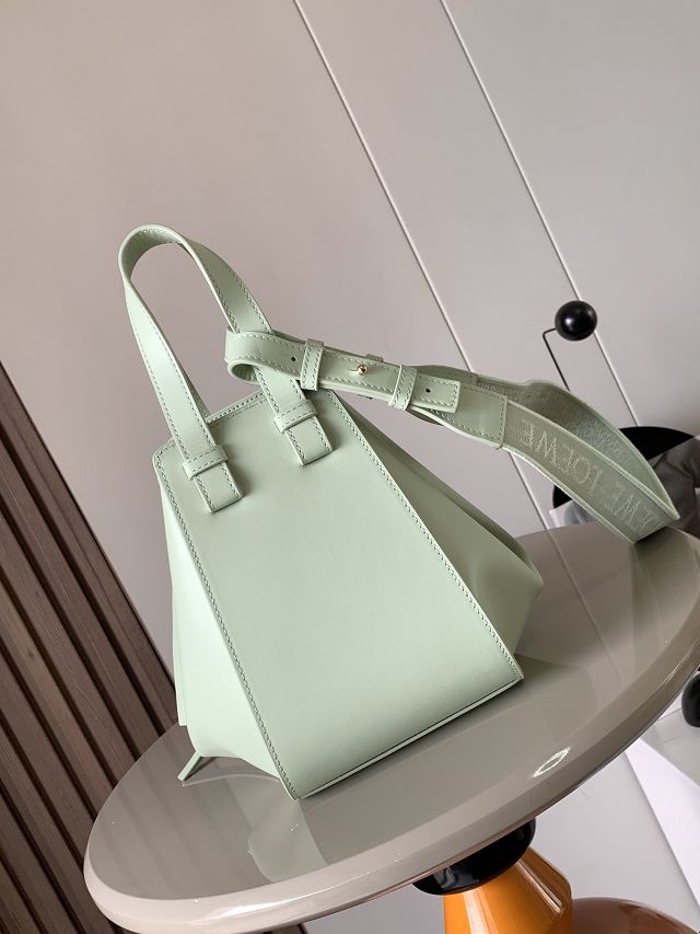 Loewe original calfskin small hammock bag A538H13 lake green 