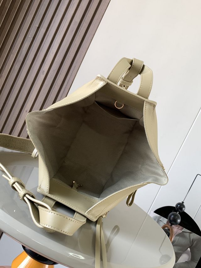 Loewe original calfskin small hammock bag A538H13 light green 