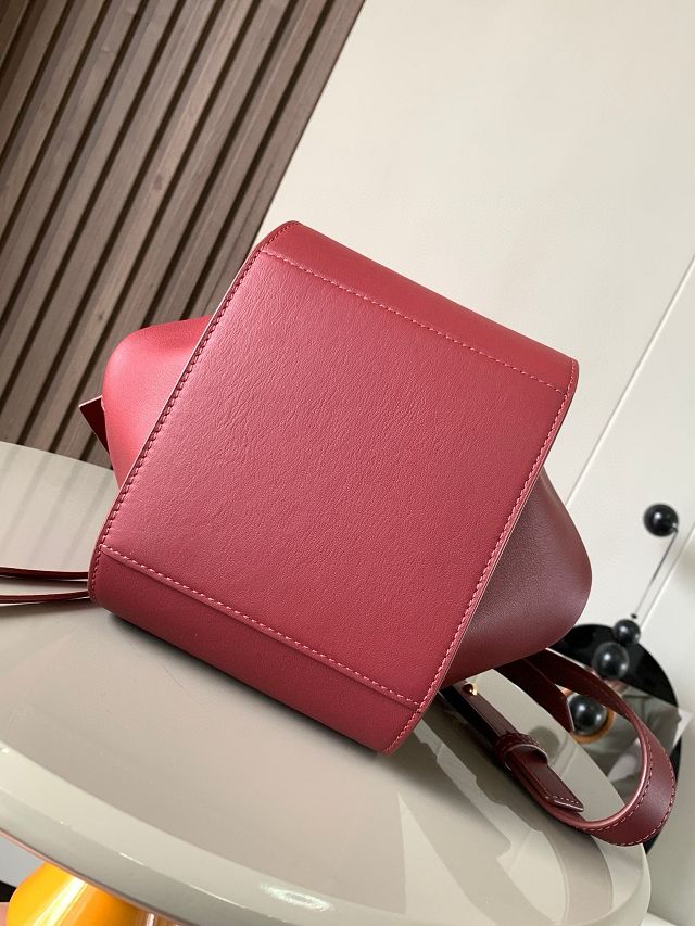 Loewe original calfskin small hammock bag A538H13 wine