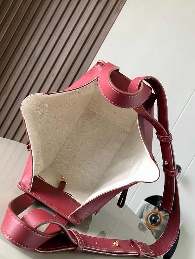 Loewe original calfskin small hammock bag A538H13 wine