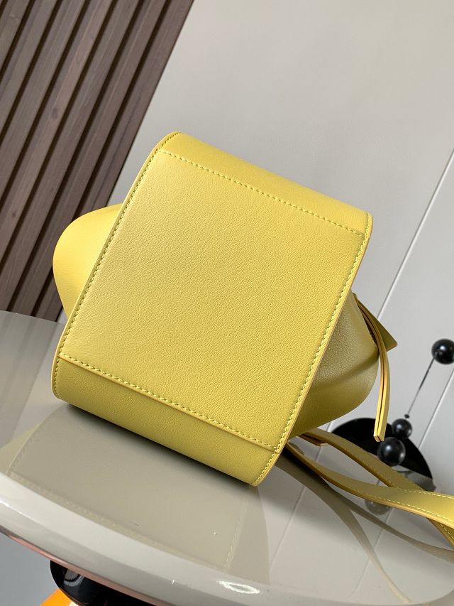Loewe original calfskin small hammock bag A538H13 yellow