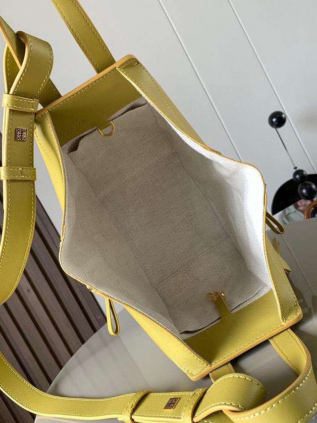 Loewe original calfskin small hammock bag A538H13 yellow