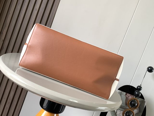 Loewe original cotton medium anagram tote bag A223T41 white