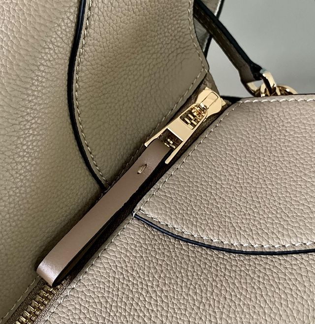 Loewe original grained calfskin medium hammock bag A538S35 grey